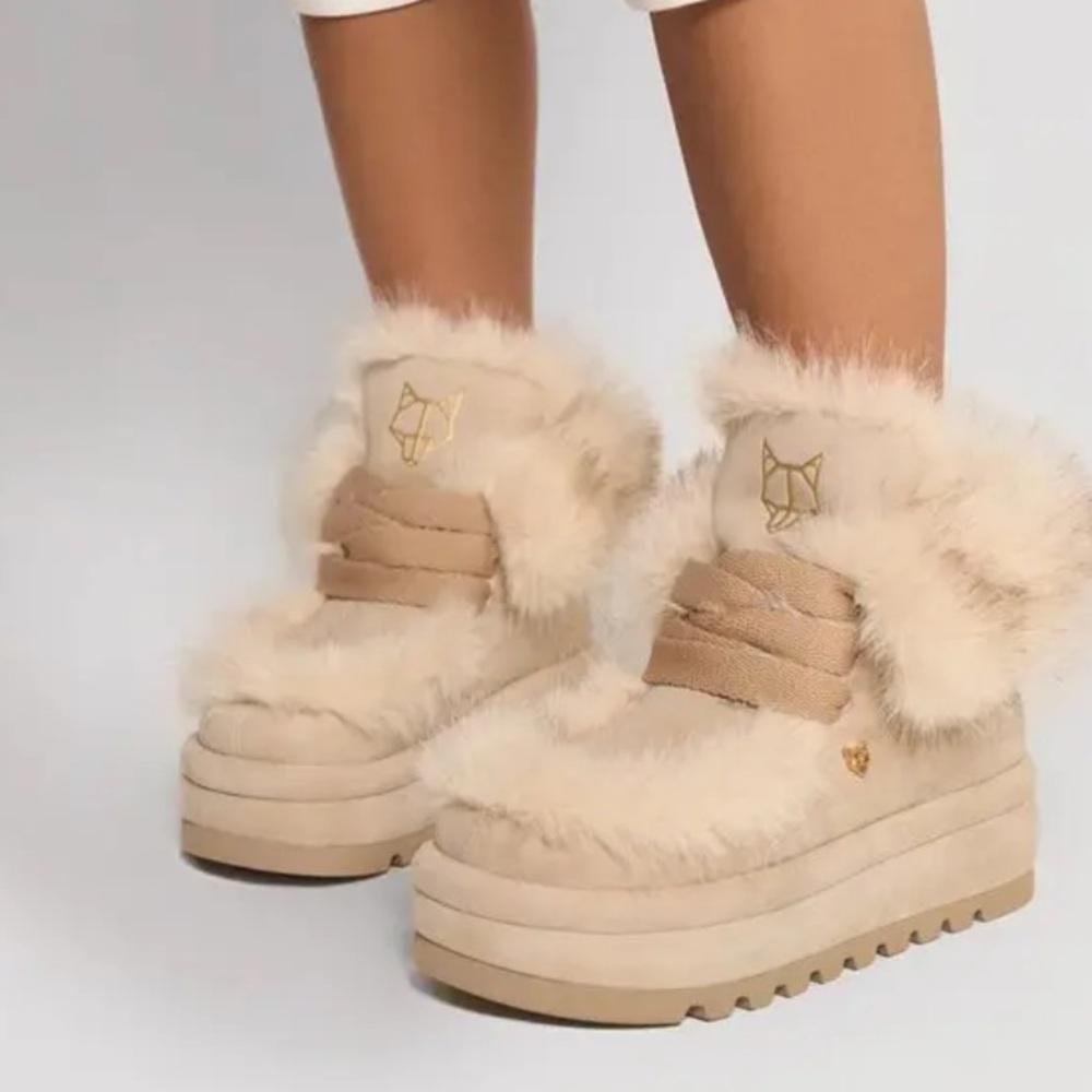 Naked Wolfe Ice Ankle Boots - Tan